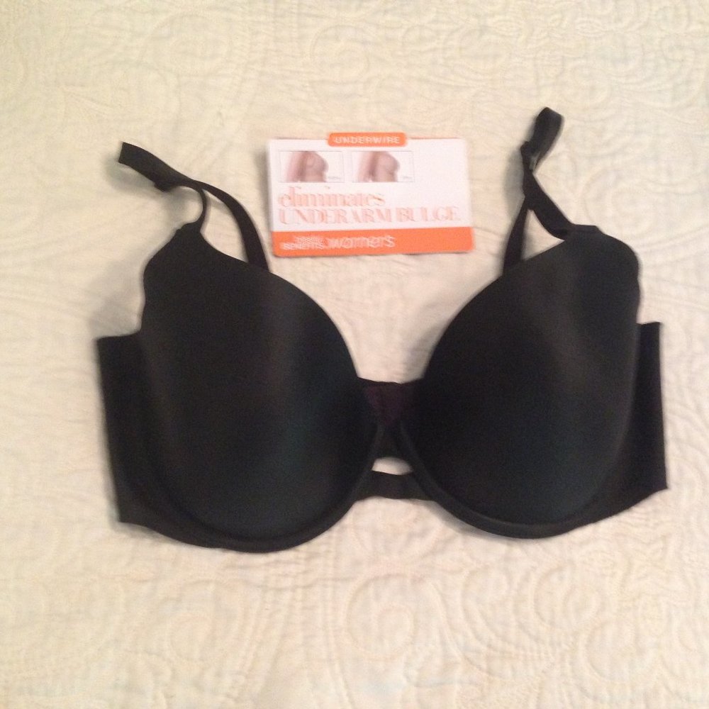 Warner's Black Underwire Bra